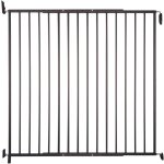 Barriere pivotante kenny pour animaux - hauteur 105 cm largeur reglable 87 153 cm noir 6498661 6498661 ...