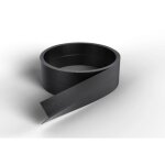 Nordlinger ? profil� de finition en l adh�sif noir 260cm ? corni�re �gale 15 x 15mm ? pvc grain� pour ...