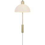 Nordlux - applique murale ellen 20 m�tal laiton, h. 43 - ip20 - e14 / int�rieur