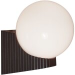 Nordlux - applique murale hayley aluminium marron metallise, h. 19. 2 - ip44 - e27 / extérieur Nordlux - applique murale hayley aluminium marron metallise, h. 19. 2 - ip44 - e27 / extérieur