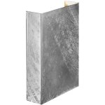 Nordlux - applique murale fold 15 acier galvanis acier galvanis, h. 21 - ip54 - led module / extrieur ...