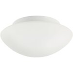 Plafonnier ufo verrerie blanc, h. 10. 4 - ip44 - e27 / nordlux int�rieur