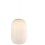 Nordlux - suspension milford 20 verrerie opale, h. 33. 5 - ip20 - e27 / int�rieur