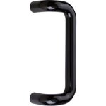 Normbau - poign�e nylon filet�e perc�e fp - type stg 27 n pour porte battante coloris noir 16 ral 9005 ...