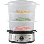 Northix bep - bc250 cuiseur vapeur inox transparent 9 l