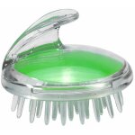 Brosse pour massage du cuir chevelu - verte