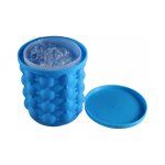 Glaciere seau a glace 40 cubes en silicone avec couvercle hermetique