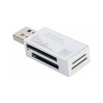 Lecteur de carte m�moire usb compact 4 en 1