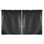 Rideaux pour voiture - separateur - noir - paquet de 2