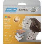 Norton lot de 5 disques abrasifs norton, 150 mm, grains 180