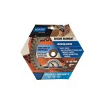 Norton disque diamant courant segment� pour brique norton, diam. 125 mm