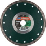 Norton ? disque diamant pour meuleuse 200 mm ? al�sage 25, 4 mm ? largeur segment 1, 4 mm ? hauteur segment ...