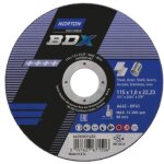 Norton ? disque � tron�onner 125mm ultra - mince ? acier inox ? al�sage 22, 23mm ? coupe rapide avec ...