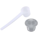 Nouveau capsule de caf rutilisable en acier inoxydable pour machine nespresso