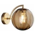 Nouveau nordic modern applique murale �15cm boule de verre ambre applique applique luminaire support ...