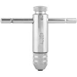 Nouveau porte - taraud r�versible � cliquet m3 - m8 avec poign�e en t (3 - 8 mm) pour jeu de tarauds ...