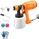 Nouveau pulv�risateur de peinture �lectrique for cl�tures et abris de jardin, pistolet pulv�risateur ...