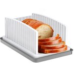 Nouvelle trancheuse � pain am�lior�e pour pain fait maison, guide de tranchage de pain � largeur r�glable, ...