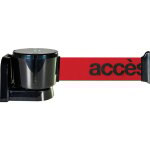 Enrouleur mural grande longueur avec sangle rouge accs interdit 12m x 50mm - 2811033