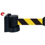 Enrouleur mural magntique avec sangle jaune / noir hachur 3m x 50mm - 2050074