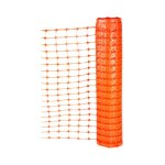 Barriere de signalisation grillage de protection orange rouleau 50 m