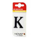Lettre k noire hauteur 60mm - 4622637