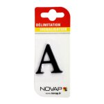 Lettre a noire hauteur 40mm - 4621333