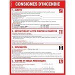 Panneau consignes d'incendie 400x300mm - 4300382