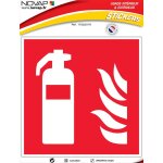 Panneau extincteur - vinyle adhésif 200x200mm - 4032399 Panneau extincteur - vinyle adhésif 200x200mm - 4032399