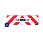 Panneau d'intervention - service - r�tror�fl�chissant classe 1 - adh�sif 150x500mm - 3340129