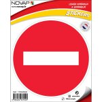 Panneau sens interdit - vinyle adh�sif �180mm - 4031545