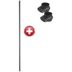 Novap - poteau acier 2m50 galvanis trs grande hauteur avec support panneau - 2229128