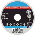 Novipro - disque � tron�onner - m�taux et mat�riaux - diam�tre 125 mm 66253371298