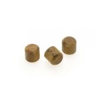 Bouchons en bois cumaru �10mm ? bo�te de 100 pi�ces ? finition soign�e pour vis inox ? installation facile ...