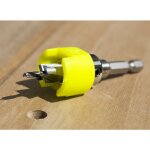 Foret �tag� pour bouchons bois ? hss taill�e ?4mm ? fraisage ajustable pour lames de terrasse ? 2 m�ches ...