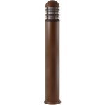 Borne nova ip55 e27 70w 1100mm marron rouille