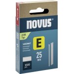 Novus tools 044 - 0091 clous pour agrafeuse type j longueur 25 mm 1000 pc(s)