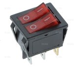 Novy - interrupteur double, 2 vitesses hotte d804021 d804021