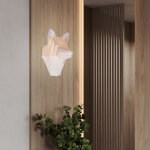 Nowa - lampe murale en porcelaine applique chien lampe de chambre  coucher lampe de chambre d'enfant ...