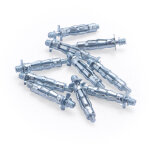 Noyon&thiebault - patte � vis m7x150 + cheville placo pour collier de tube cuivre longueur 36 mm x10