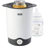 Nuk thermo express chauffe - biberon blanc, noir