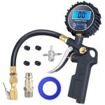 Num�rique manom�tre haute pr�cis digital jauge de pression de pneu pistolet de gonflage pour voiture ...