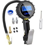 Num�rique manom�tre pneu 250 psi, haute pr�cis digital jauge de pression de pneus avec pistolet gonflage ...