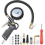 Num�rique manom�tre pression pneu jauges de pression des pneus multifonctionnelle pistolet de gonflage ...