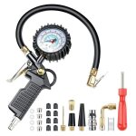 Numrique manomtre pression pneu jauges de pression des pneus multifonctionnelle pistolet de gonflage ...