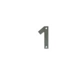 Numéro 1 en acier inoxydable 10cm 6769 ami Numéro 1 en acier inoxydable 10cm 6769 ami