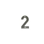 Numéro 2 en acier inoxydable 10 cm 6770 ami Numéro 2 en acier inoxydable 10 cm 6770 ami