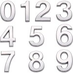 Num�ros de maison adh�sifs pour bo�te aux lettres num�ro de porte 0 - 9 pour appartement chambre bureau ...