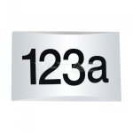 Numéro de maison éclairé par led avec alimentation directe de l'intérieur à l'extérieur de la maison Numéro de maison éclairé par led avec alimentation directe de l'intérieur à l'extérieur de la maison