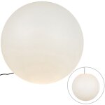 Nura - lampadaire - 1 lumire -  77 cm - blanc - moderne - clairage extrieur - qazqa